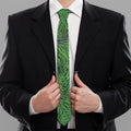 Christmas Tree Branches Print Necktie