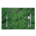 Christmas Tree Branches Print Placemat