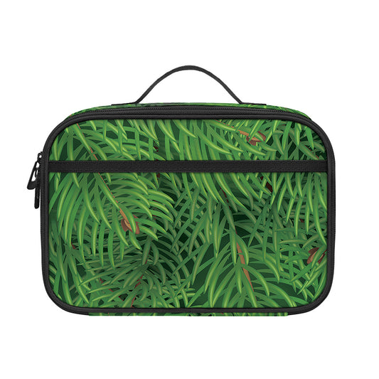 Christmas Tree Branches Print Portable Lunch Bag