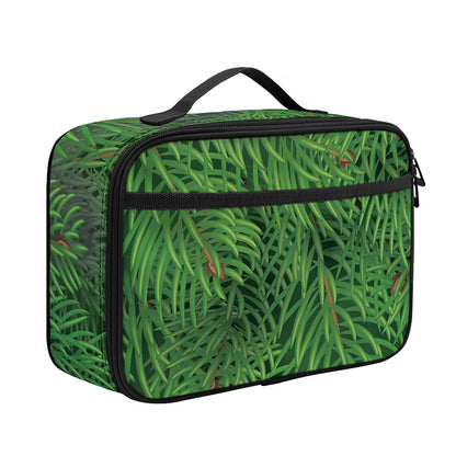 Christmas Tree Branches Print Portable Lunch Bag