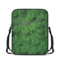 Christmas Tree Branches Print Rectangular Crossbody Bag