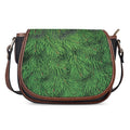 Christmas Tree Branches Print Saddle Bag