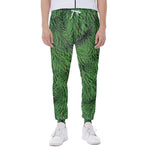 Christmas Tree Branches Print Scuba Joggers