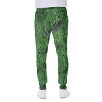 Christmas Tree Branches Print Scuba Joggers