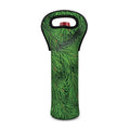 Christmas Tree Branches Print Single Neoprene Wine Tote