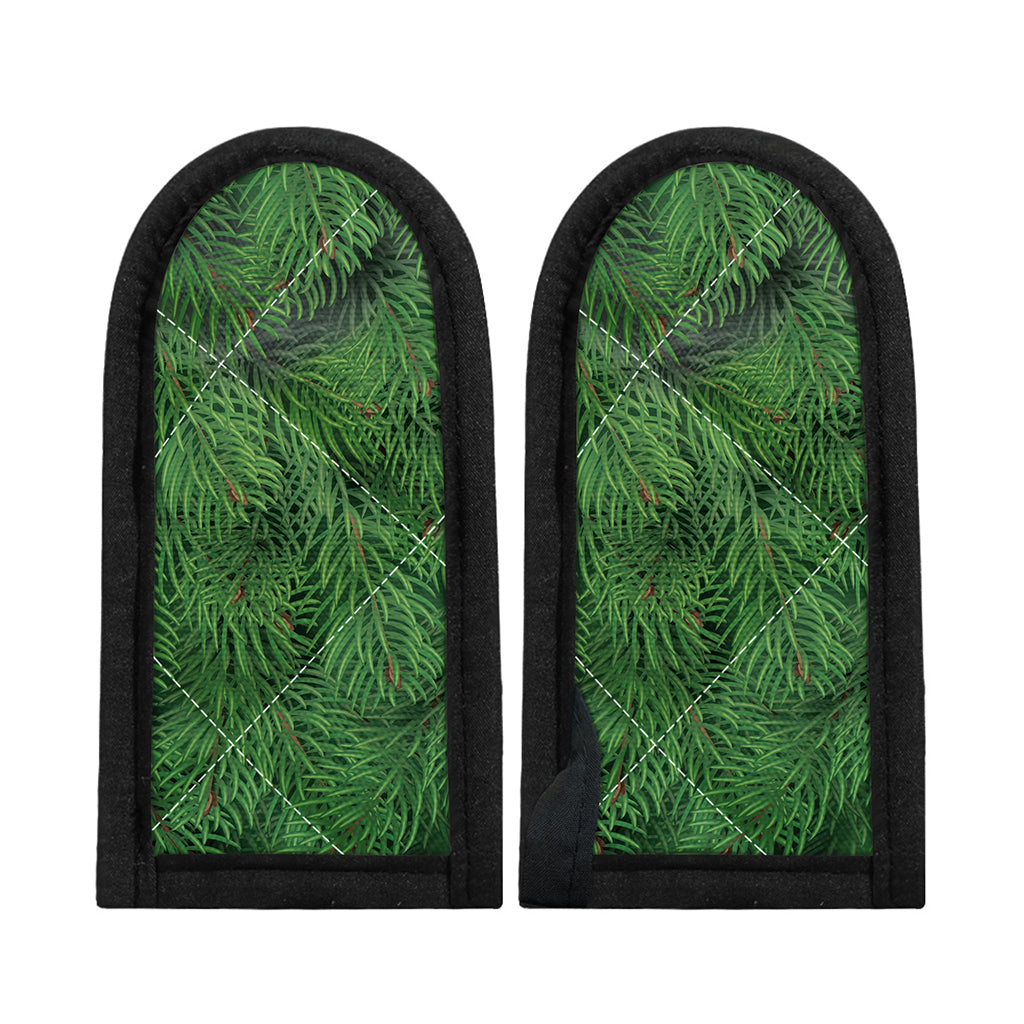 Christmas Tree Branches Print Skillet Handle Cover