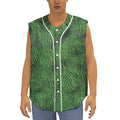 Christmas Tree Branches Print Sleeveless Baseball Jersey