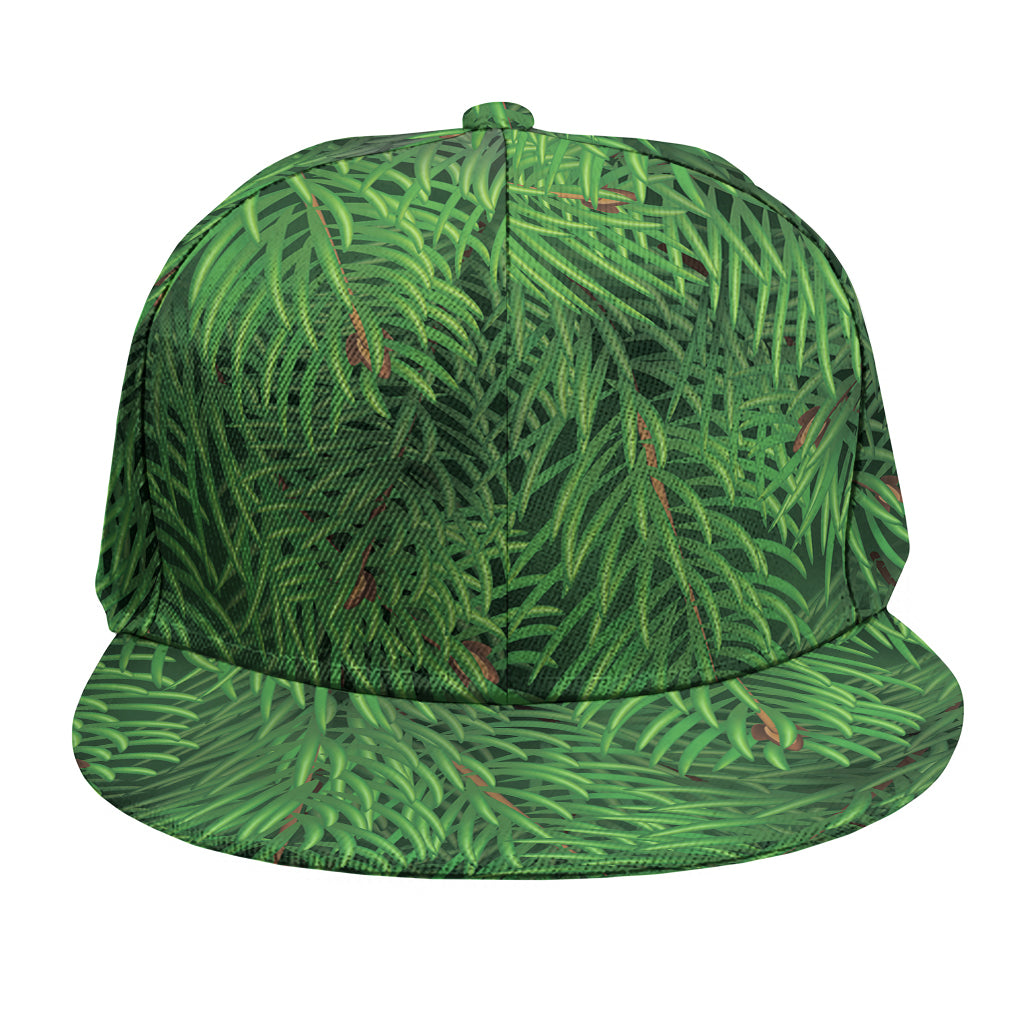 Christmas Tree Branches Print Snapback Cap