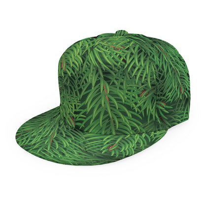 Christmas Tree Branches Print Snapback Cap
