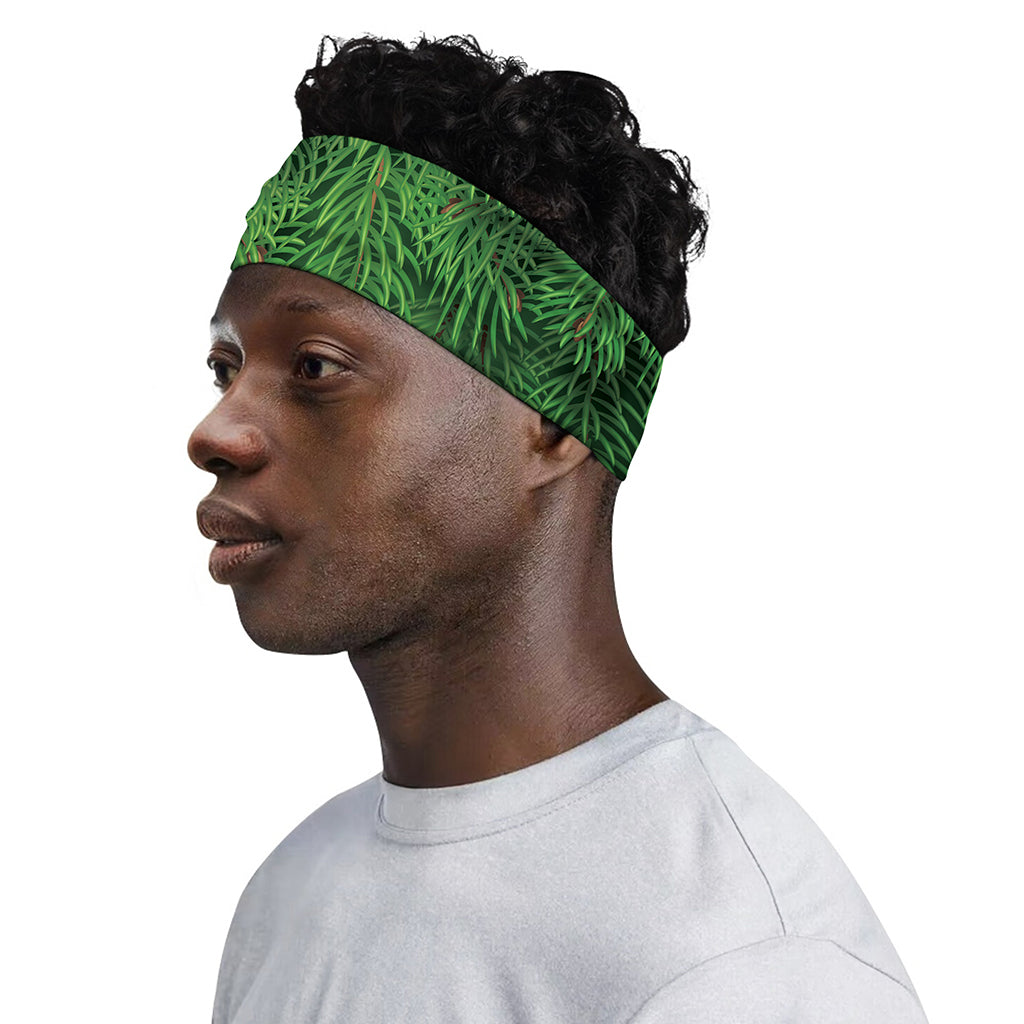 Christmas Tree Branches Print Sports Headband