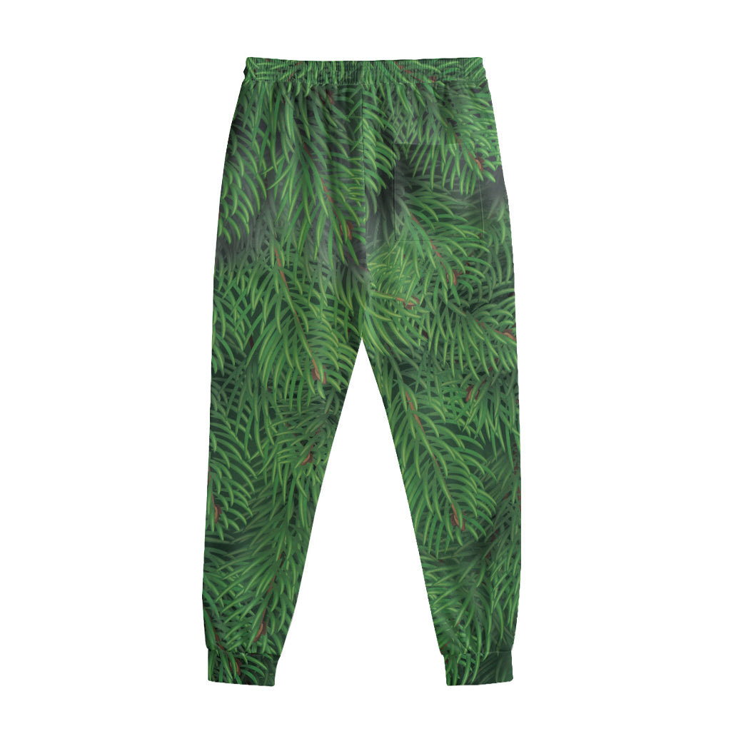 Christmas Tree Branches Print Sweatpants