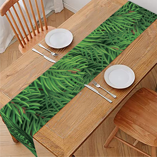 Christmas Tree Branches Print Table Runner