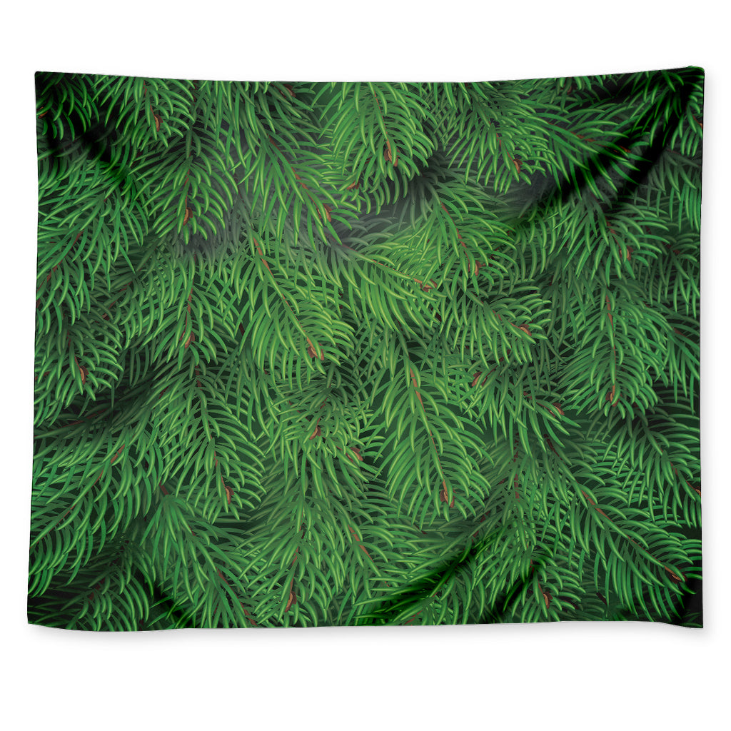 Christmas Tree Branches Print Tapestry