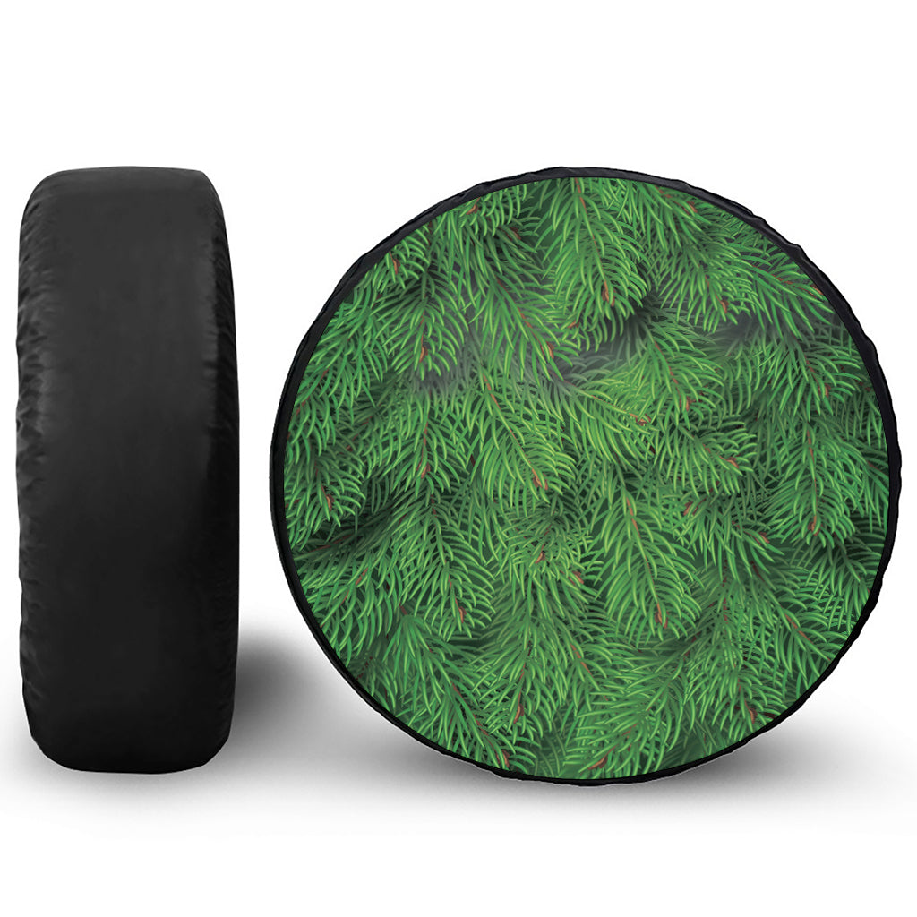 Christmas Tree Branches Print Tire Cover