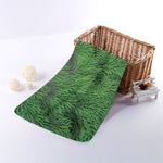 Christmas Tree Branches Print Towel