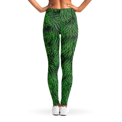 Christmas Tree Branches Print Women's Leggings