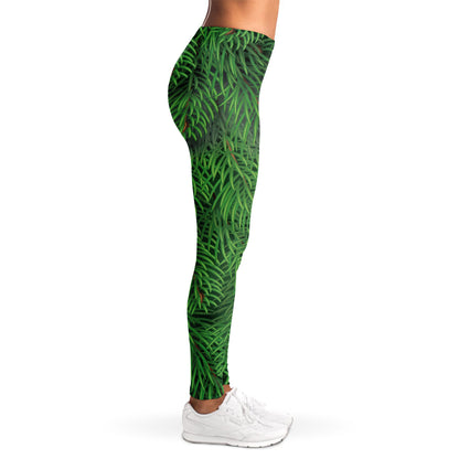 Christmas Tree Branches Print Women's Leggings