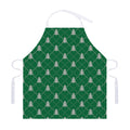 Christmas Tree Knitted Pattern Print Adjustable Apron