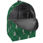 Christmas Tree Knitted Pattern Print Backpack