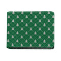 Christmas Tree Knitted Pattern Print Bifold Wallet