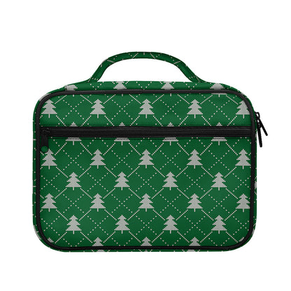 Christmas Tree Knitted Pattern Print Briefcase Bible Bag