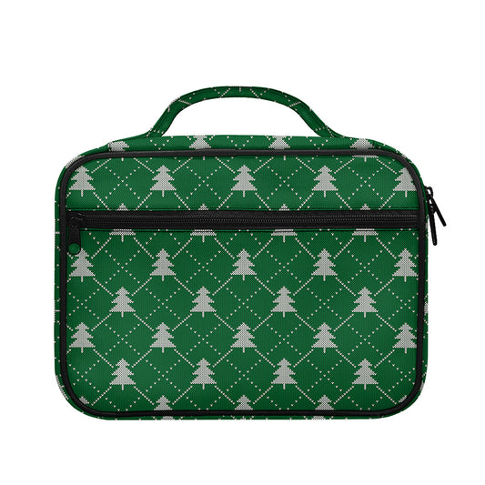 Christmas Tree Knitted Pattern Print Briefcase Bible Bag