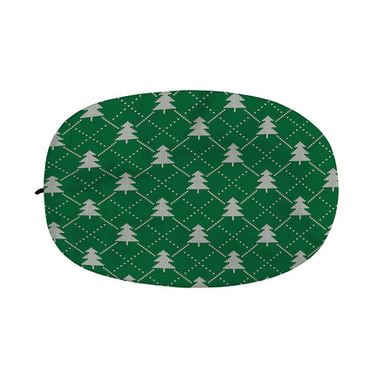 Christmas Tree Knitted Pattern Print Car Side Mirror Covers
