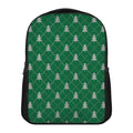 Christmas Tree Knitted Pattern Print Casual Backpack