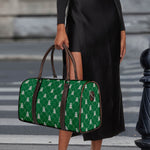Christmas Tree Knitted Pattern Print Duffle Bag