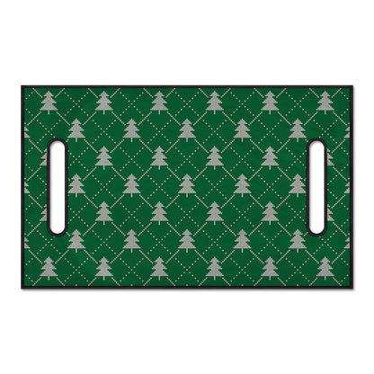 Christmas Tree Knitted Pattern Print Golf Cart Seat Cover