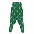 Christmas Tree Knitted Pattern Print Hammer Pants