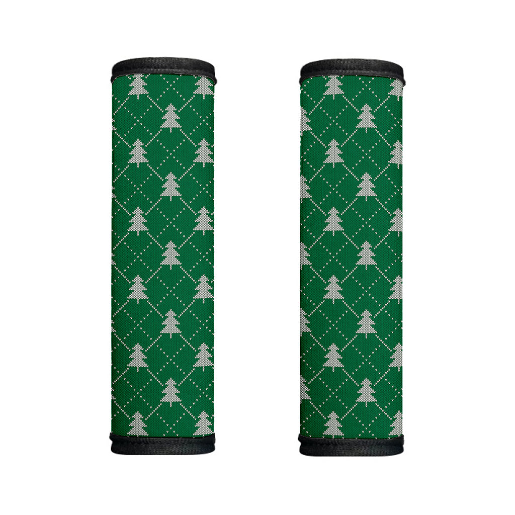 Christmas Tree Knitted Pattern Print Handle Covers