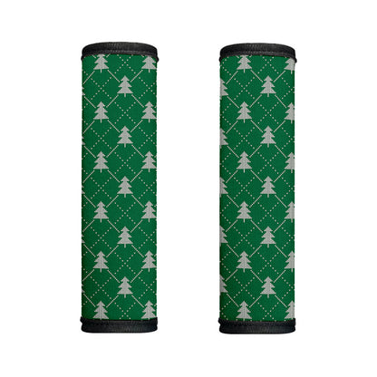 Christmas Tree Knitted Pattern Print Handle Covers