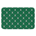 Christmas Tree Knitted Pattern Print Indoor Door Mat