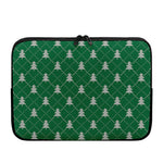 Christmas Tree Knitted Pattern Print Laptop Sleeve