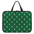 Christmas Tree Knitted Pattern Print Laptop Sleeve With Handle