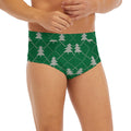 Christmas Tree Knitted Pattern Print Men's Briefs