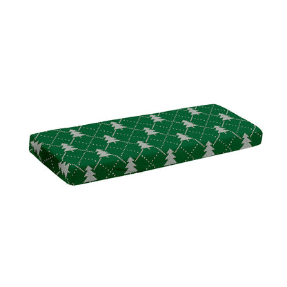 Christmas Tree Knitted Pattern Print Piano Keyboard Cover