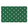 Christmas Tree Knitted Pattern Print Polyester Doormat