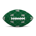 Christmas Tree Knitted Pattern Print Rugby Ball