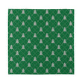 Christmas Tree Knitted Pattern Print Silk Bandana
