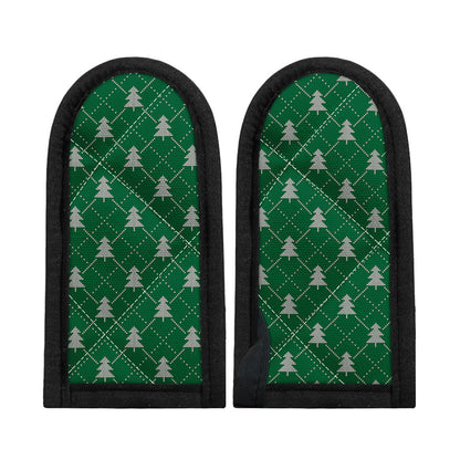 Christmas Tree Knitted Pattern Print Skillet Handle Cover