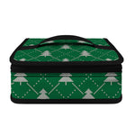Christmas Tree Knitted Pattern Print Small Lunch Bag
