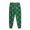 Christmas Tree Knitted Pattern Print Sweatpants