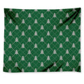 Christmas Tree Knitted Pattern Print Tapestry