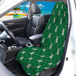 Christmas Tree Knitted Pattern Print Waterproof Car Seat Cover