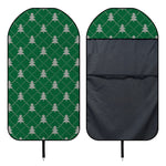 Christmas Tree Knitted Pattern Print Waterproof Car Seat Cover