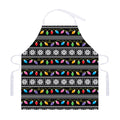 Christmas Tree Lights Print Adjustable Apron