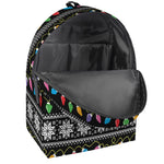 Christmas Tree Lights Print Backpack