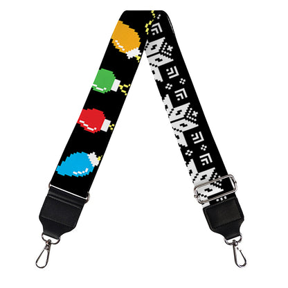 Christmas Tree Lights Print Bag Strap